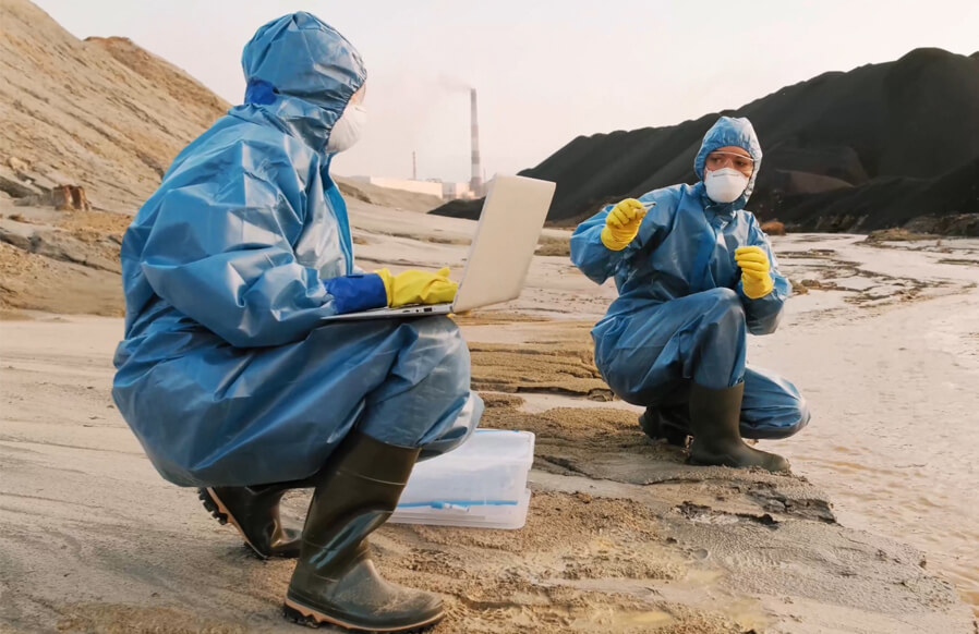 Assainissement des terrains industriels contaminés Baioni 