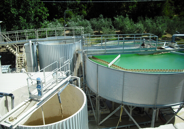 Clarification des eaux inertes dans les usines de Baioni