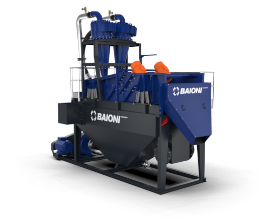 Гидроциклонная установка для добычи (промывки) песка GRF Baioni
